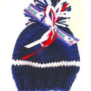 New England PATRIOTS Football Handmade Baby Hat *NEW*
